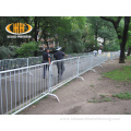 metal galvanized crowd control pedestrian barrier